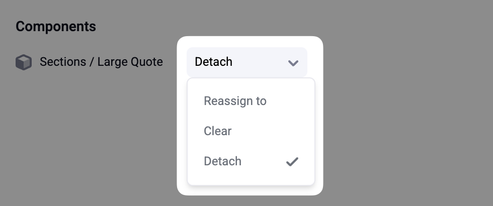 Reassign Resources