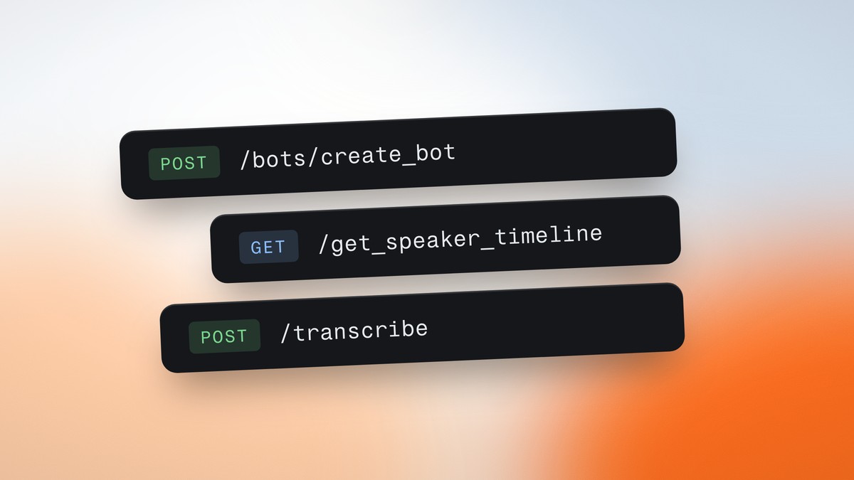 MeetStream API reference