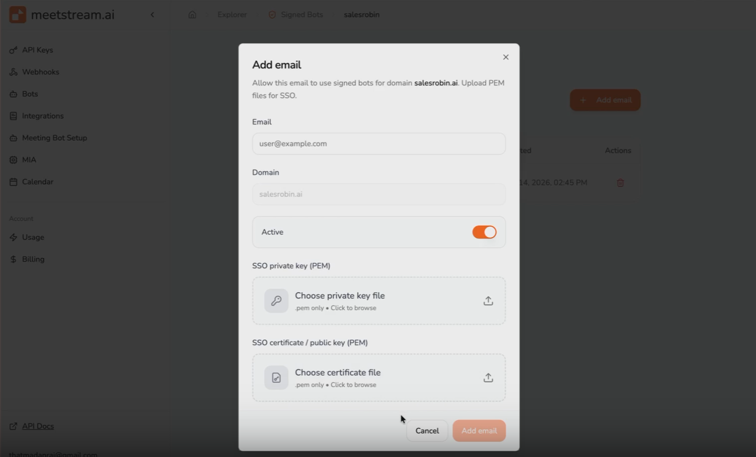 adding user