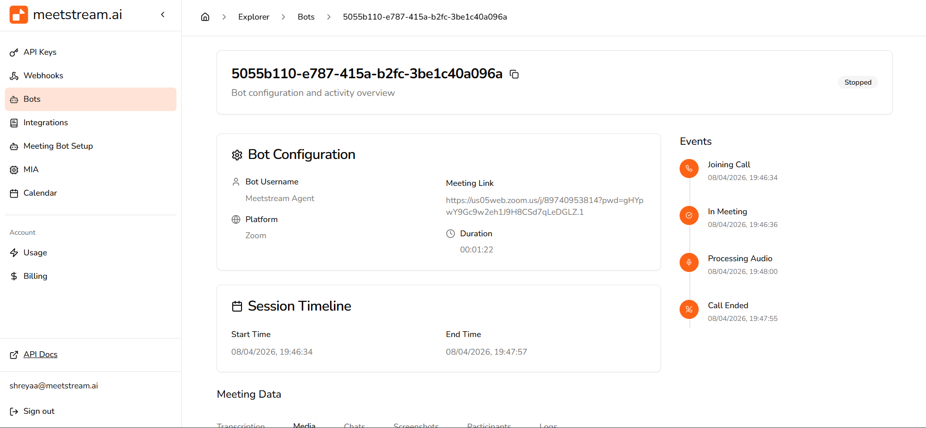 Bot Explorer