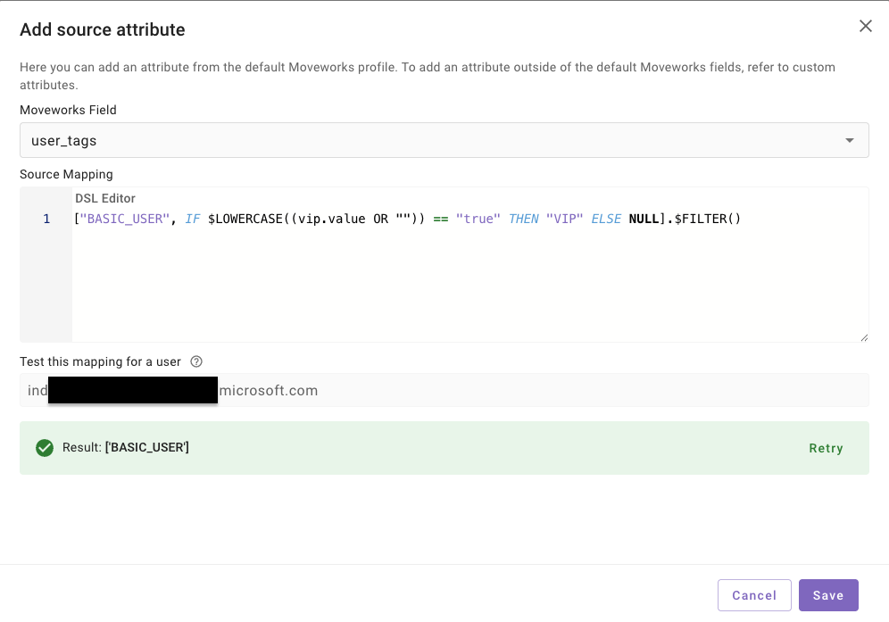 Adding user tags in source mapping.