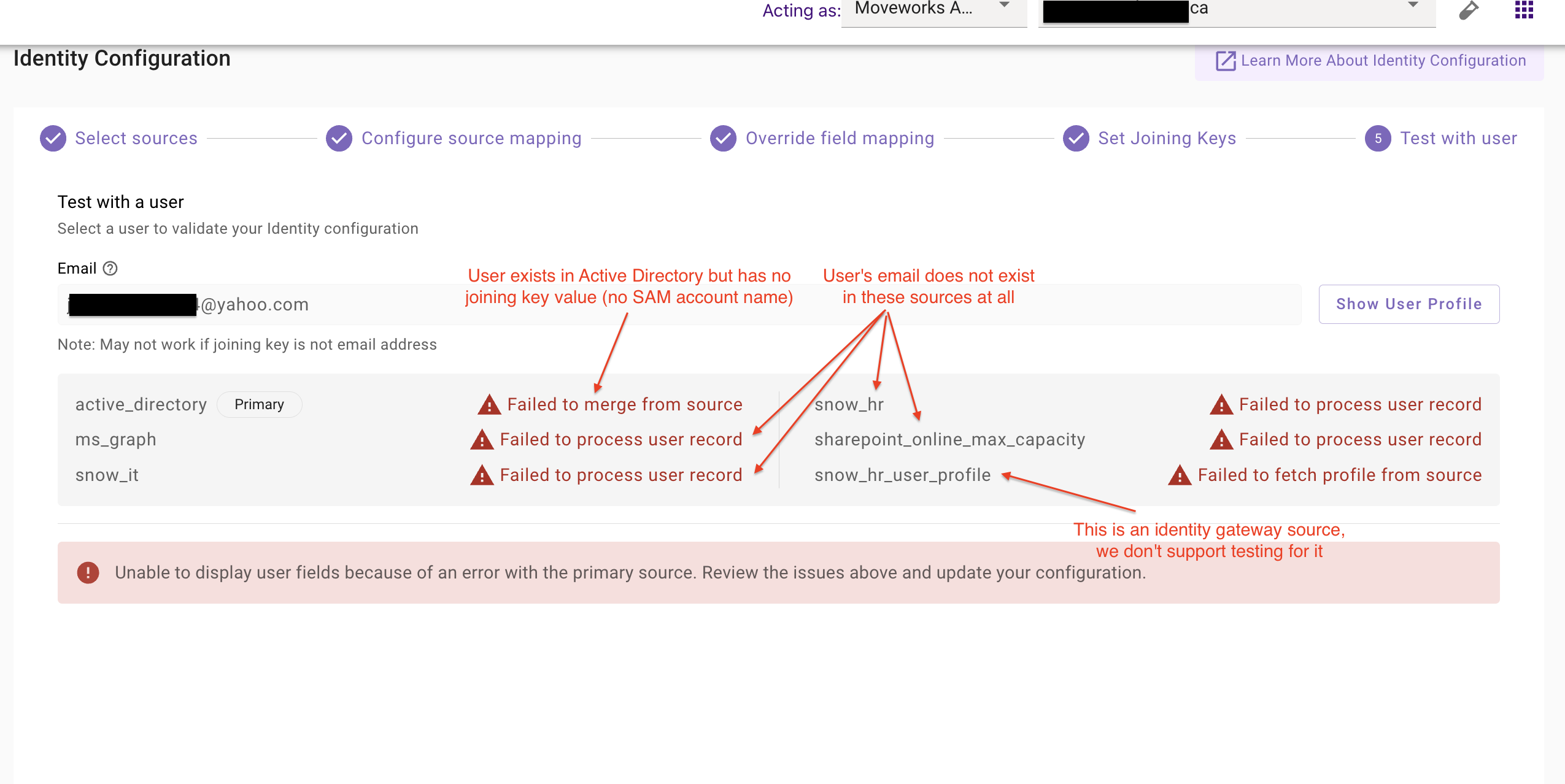 Merge status errors across multiple configured sources.