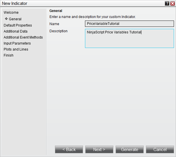 PriceVariableTutorialSetUp1
