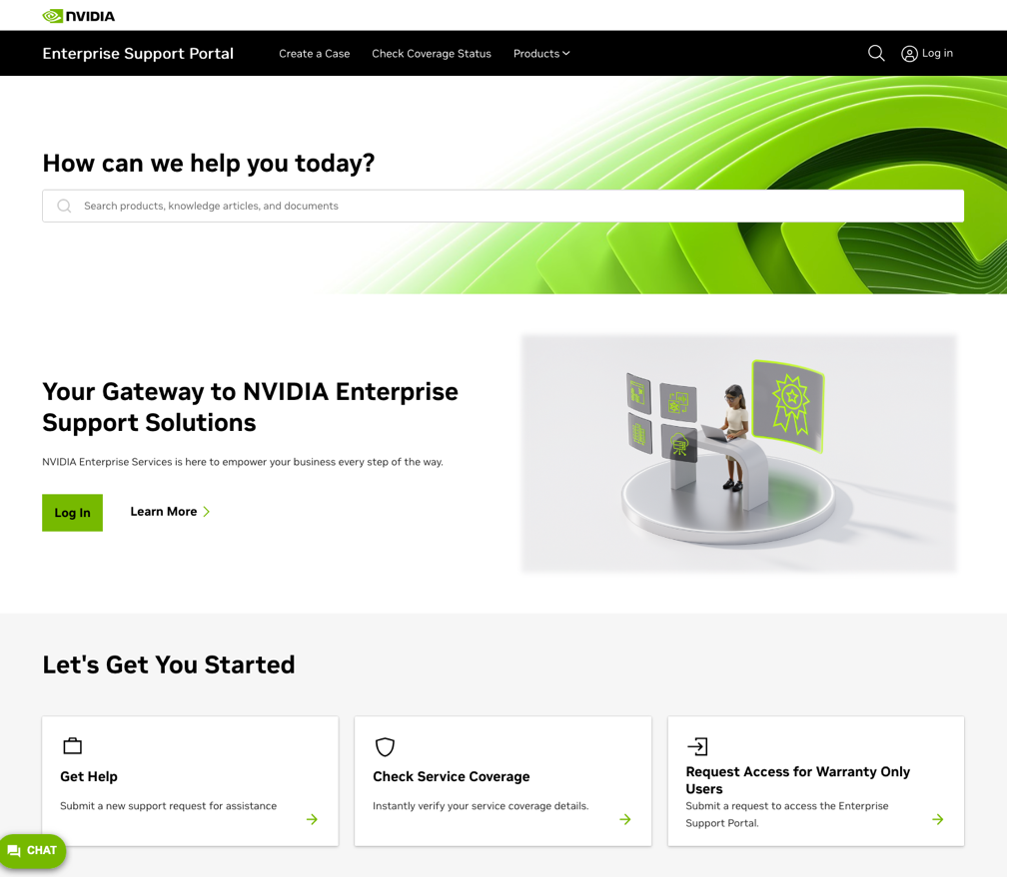 NVIDIA Enterprise Support Portal