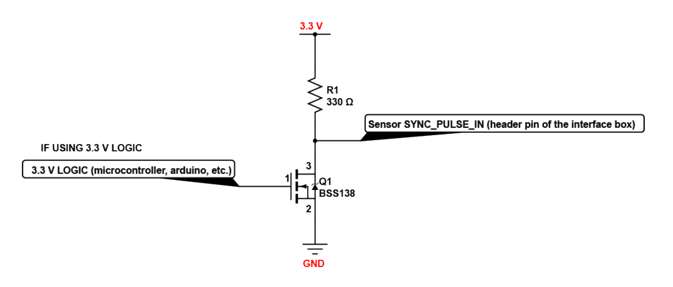 Example Circuit for 3.3 V