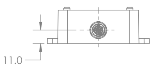 Modular interface box mounting drawing, view 4