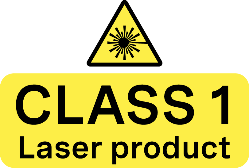 Class 1 Laser Product symbol