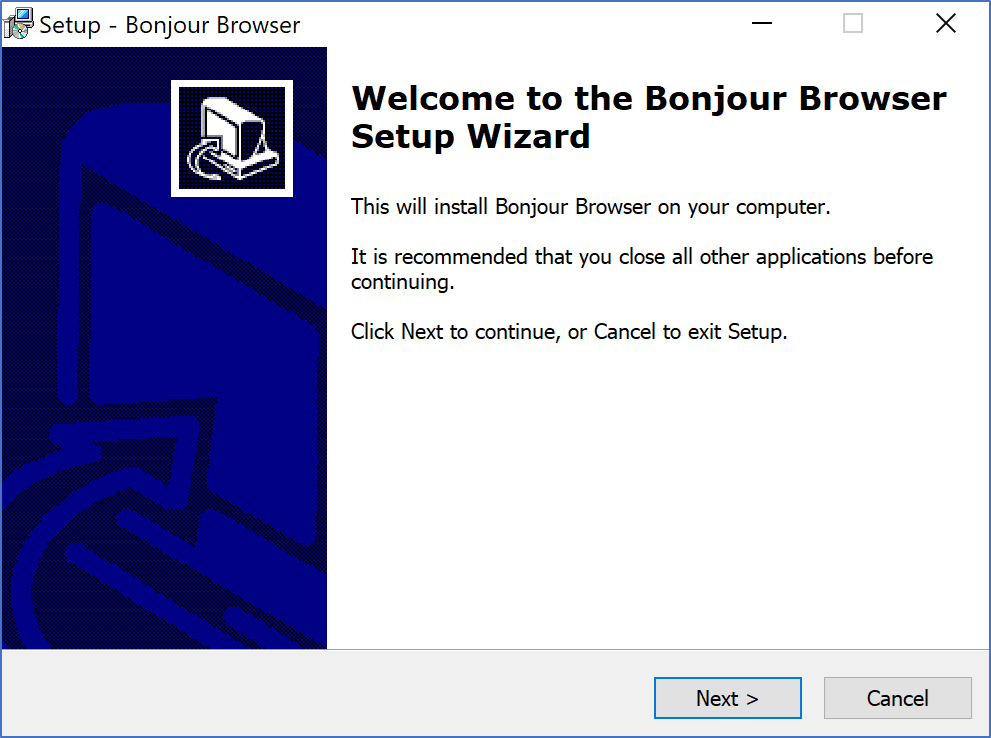 Bonjour Browser setup and installation