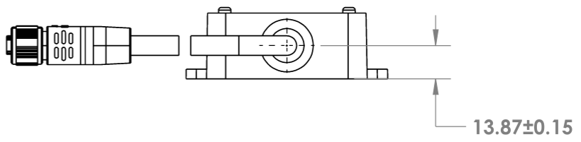 High current interface box mounting drawing, view 4
