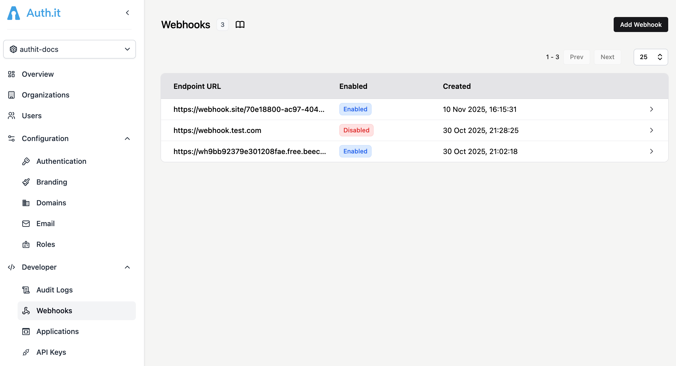 Webhooks