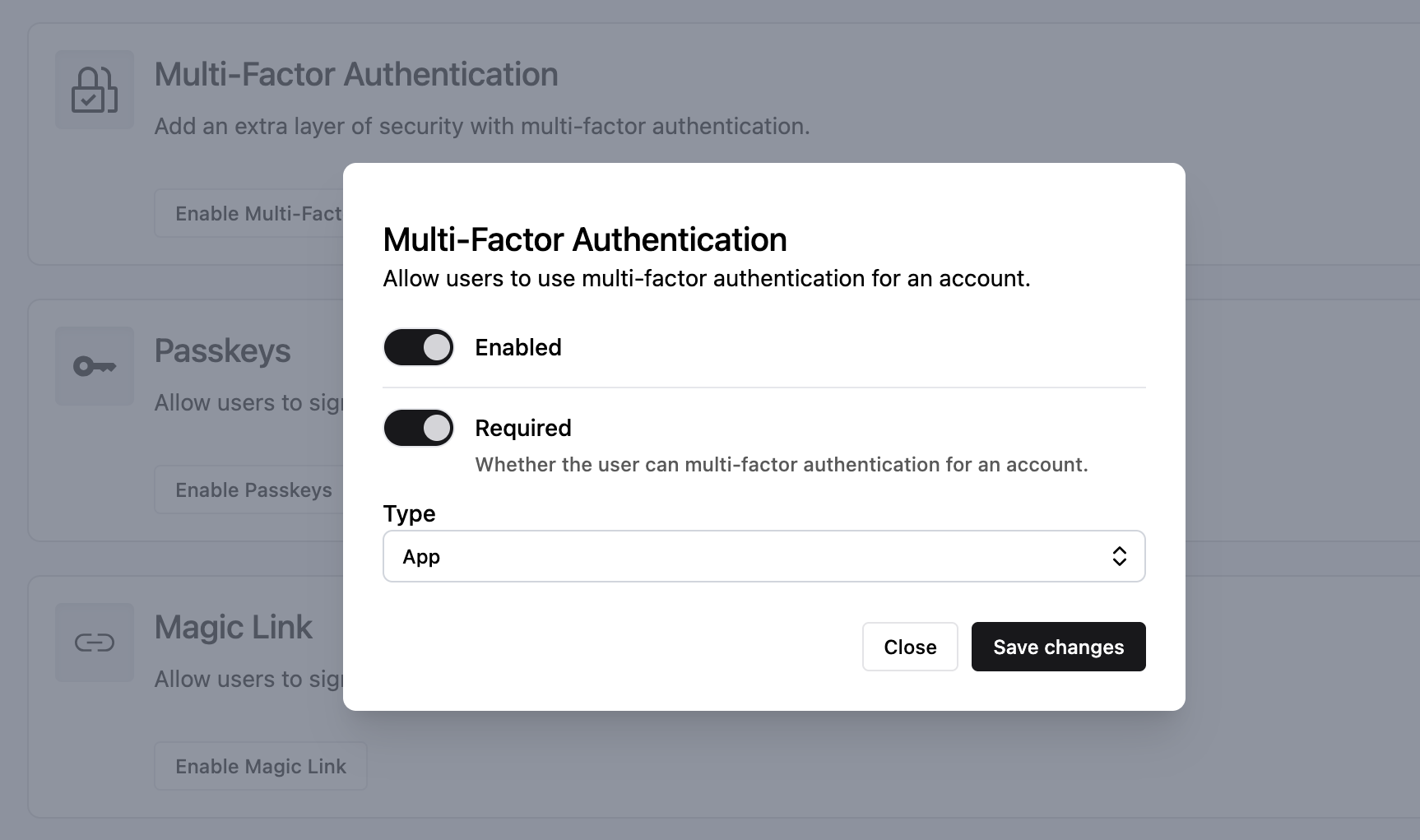 Configuring MFA