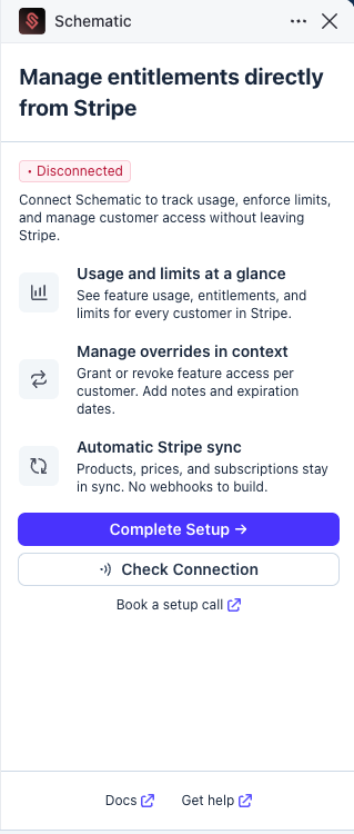 Stripe App Disconnected
