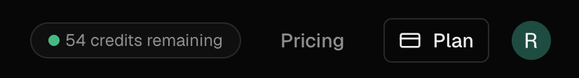 A company's credit balance