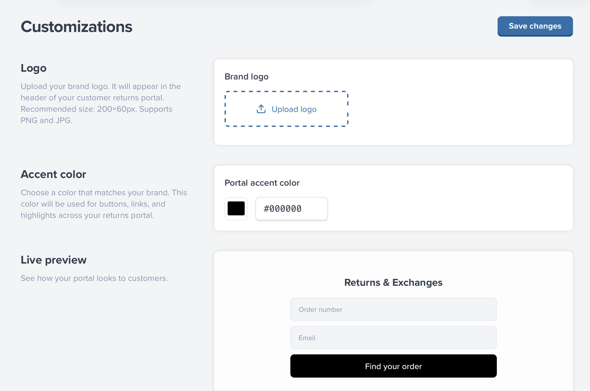 ShipBob Returns Customizations