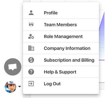 Figure 6: User menu