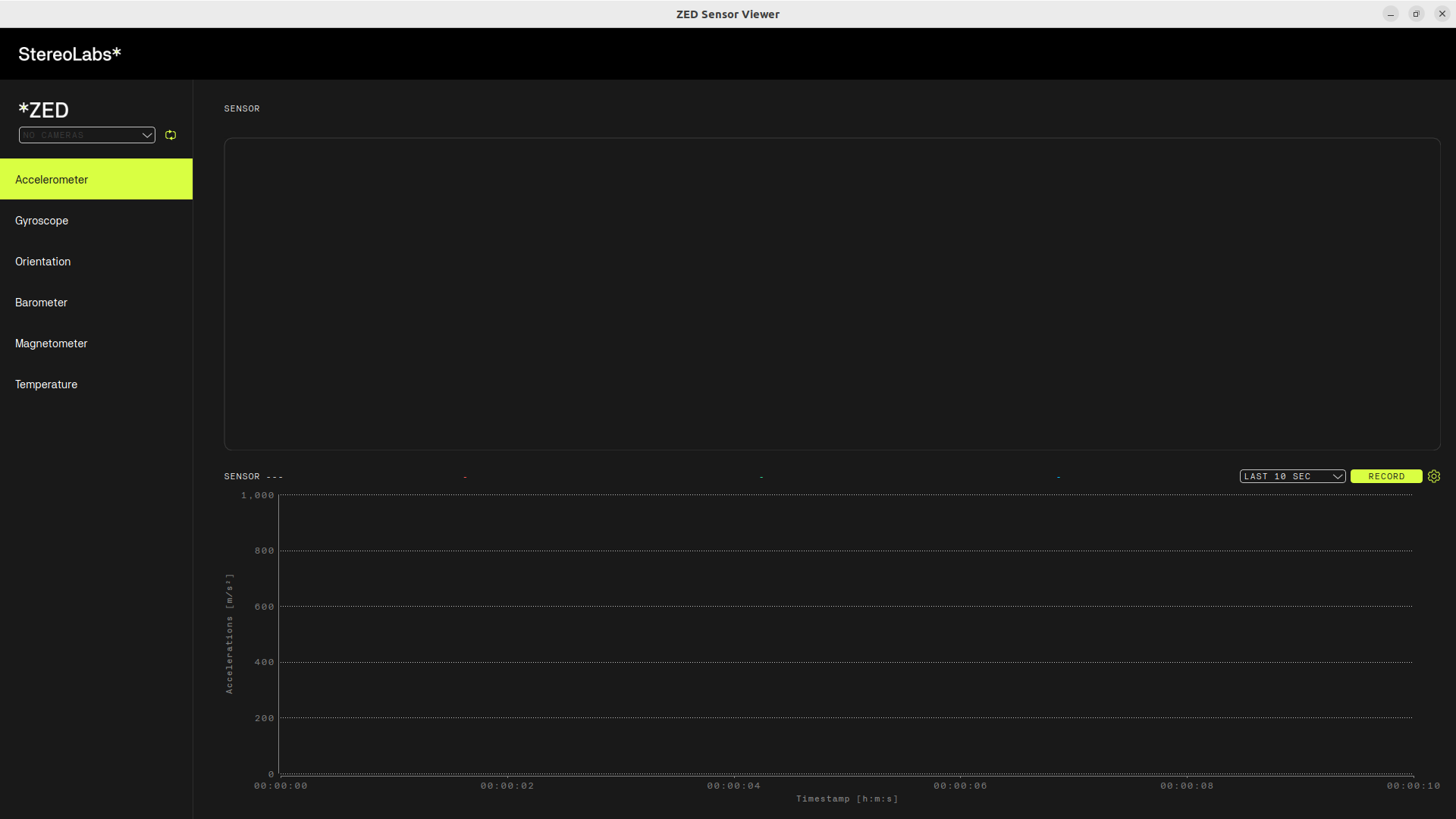 ZED Sensor Viewer