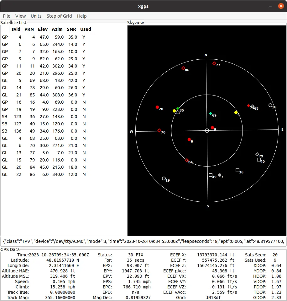 xgps screenshot