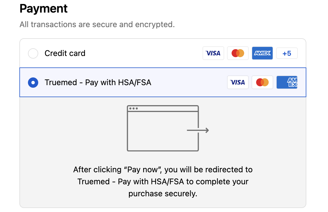 Truemed checkout example