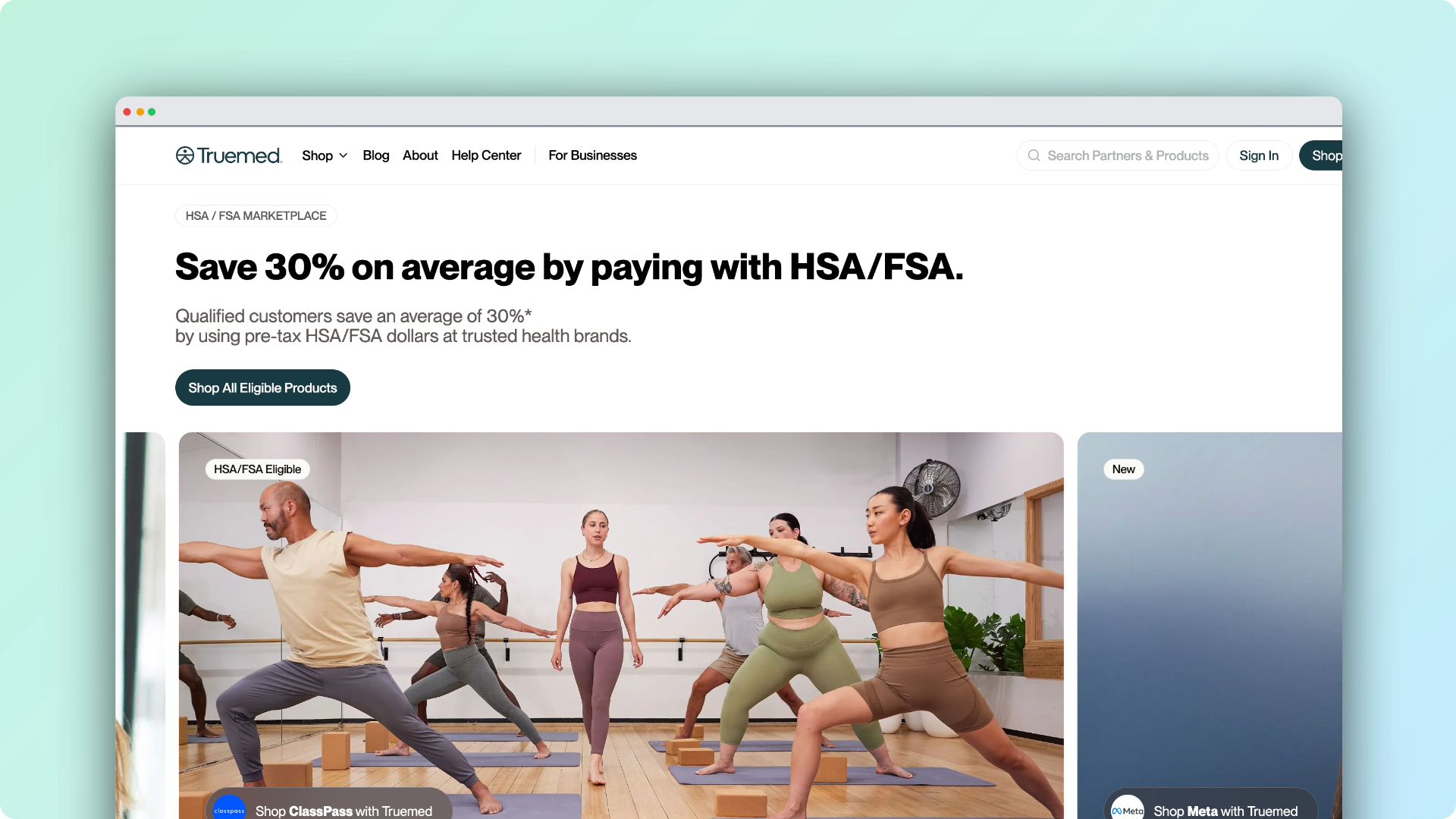 Refreshed Truemed marketplace