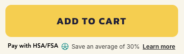 Widget example showing how it appears on a product page