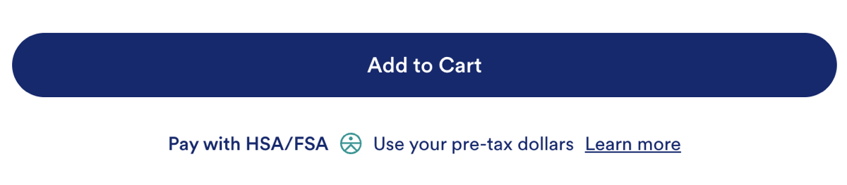Truemed product page widget example