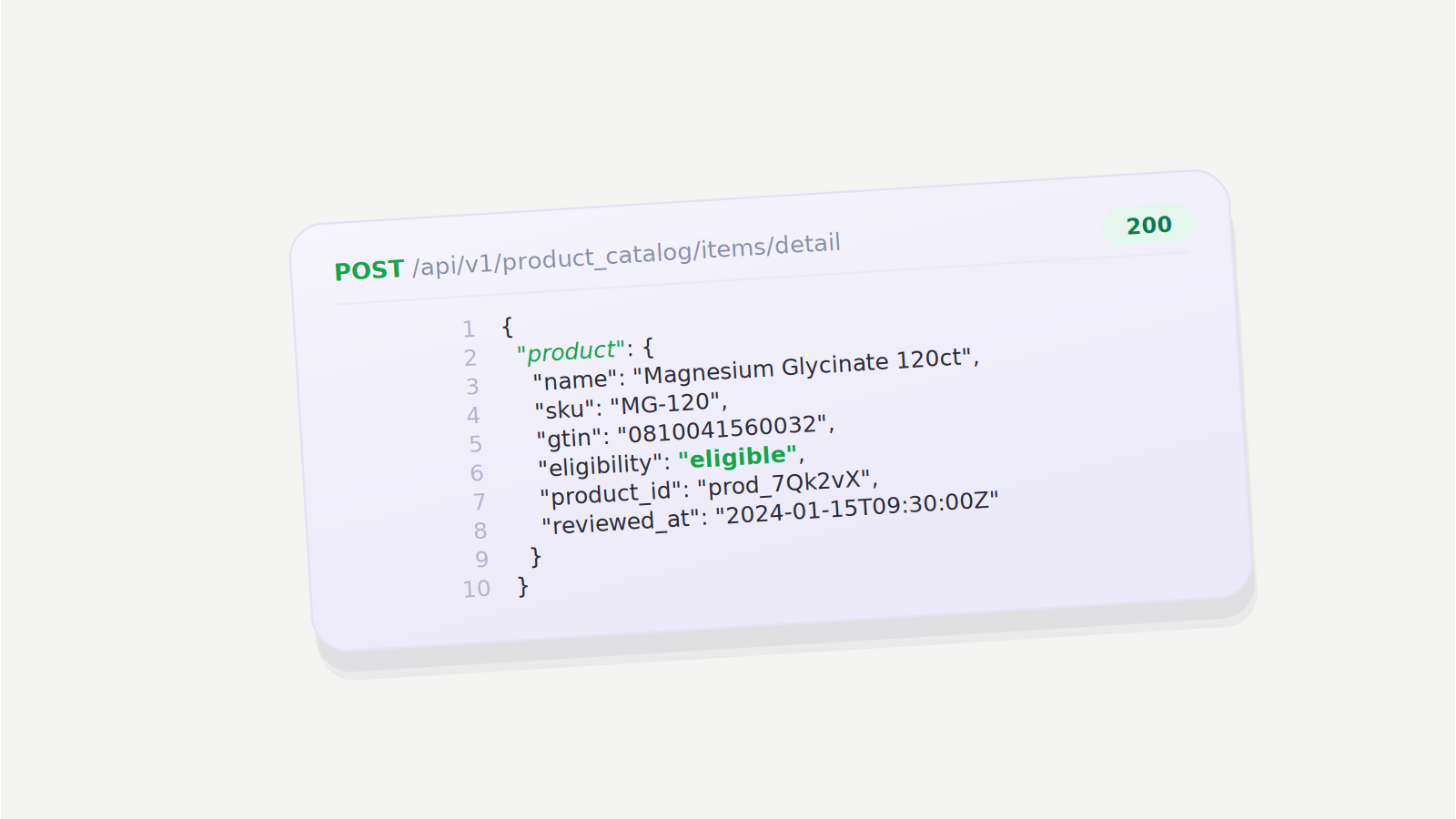 Truemed Product Catalog API