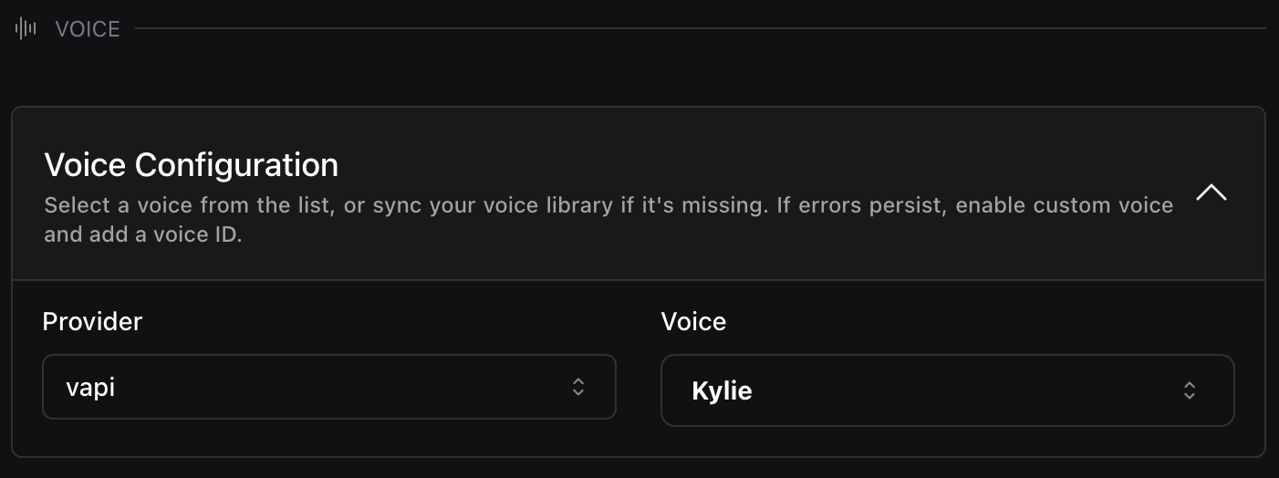 New Kylie Voice
