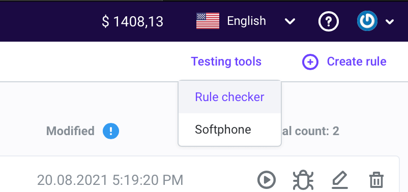 Validate routing with rule checker