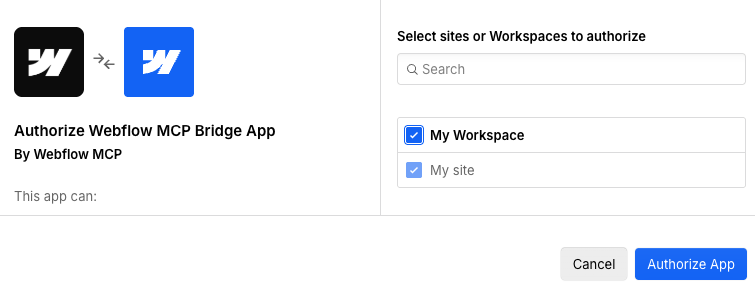 Add connector option in the drop-down list