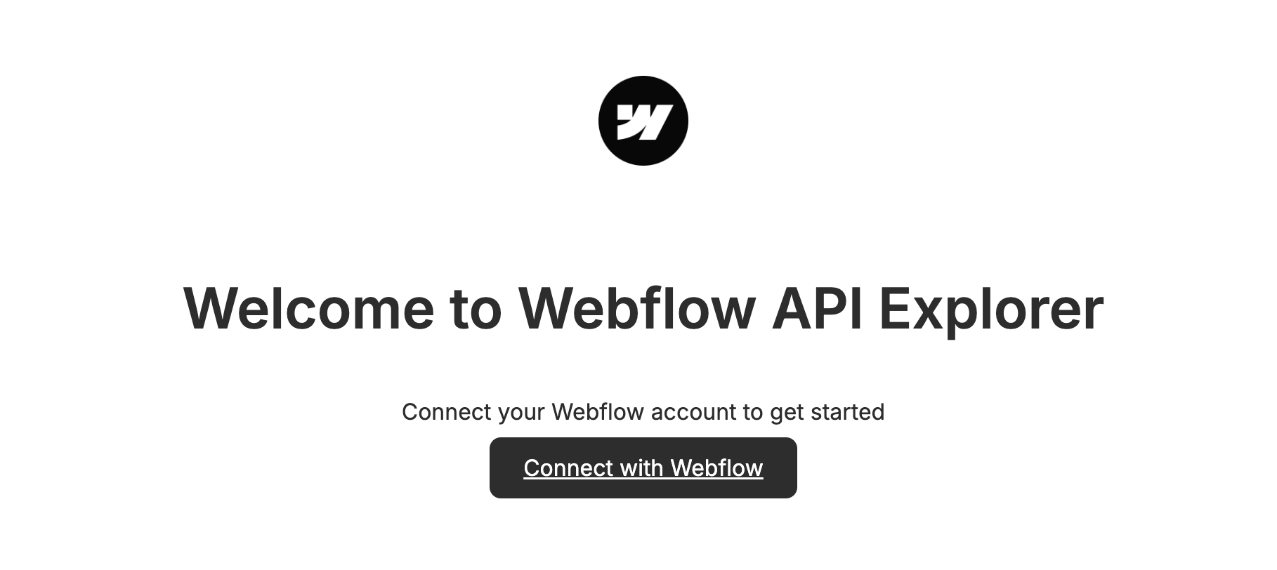 Webflow App Example